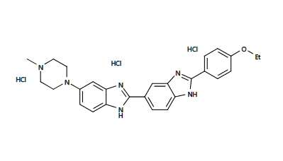 Fig. Hoechst 33342 structure formula