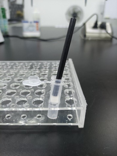 Plant protein extraction (column method), botany experiment reliable ...
